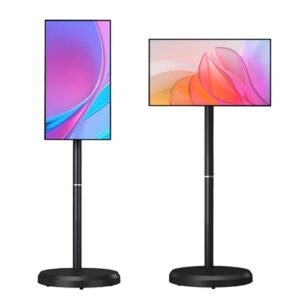 tv android 15 portable 21.5 pouces noire